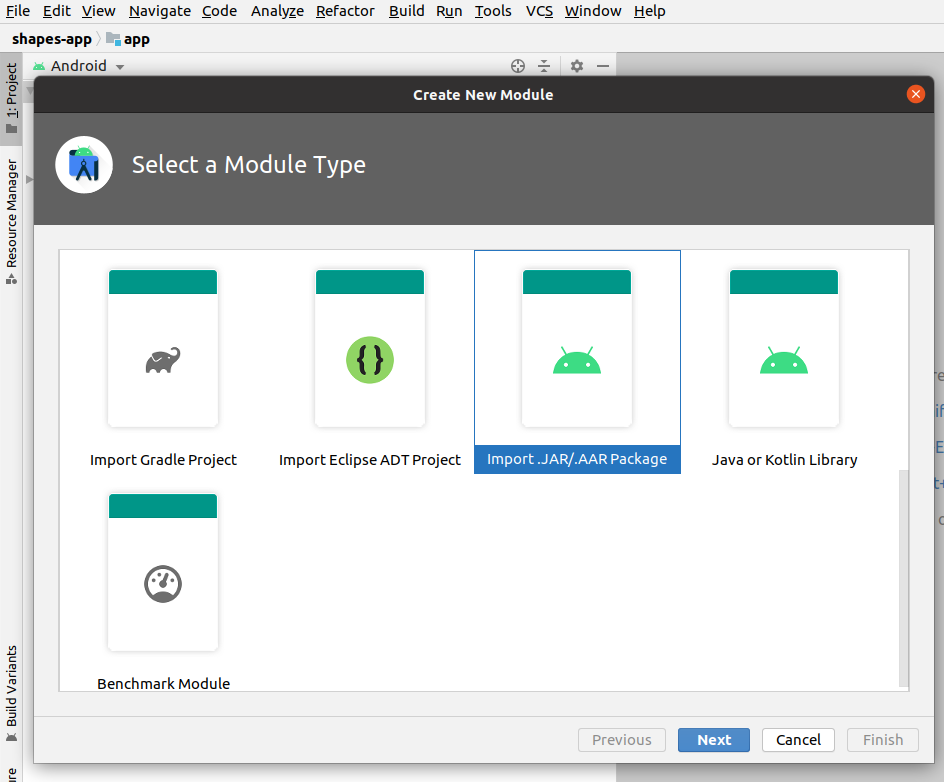 Android Studio: Import AAR