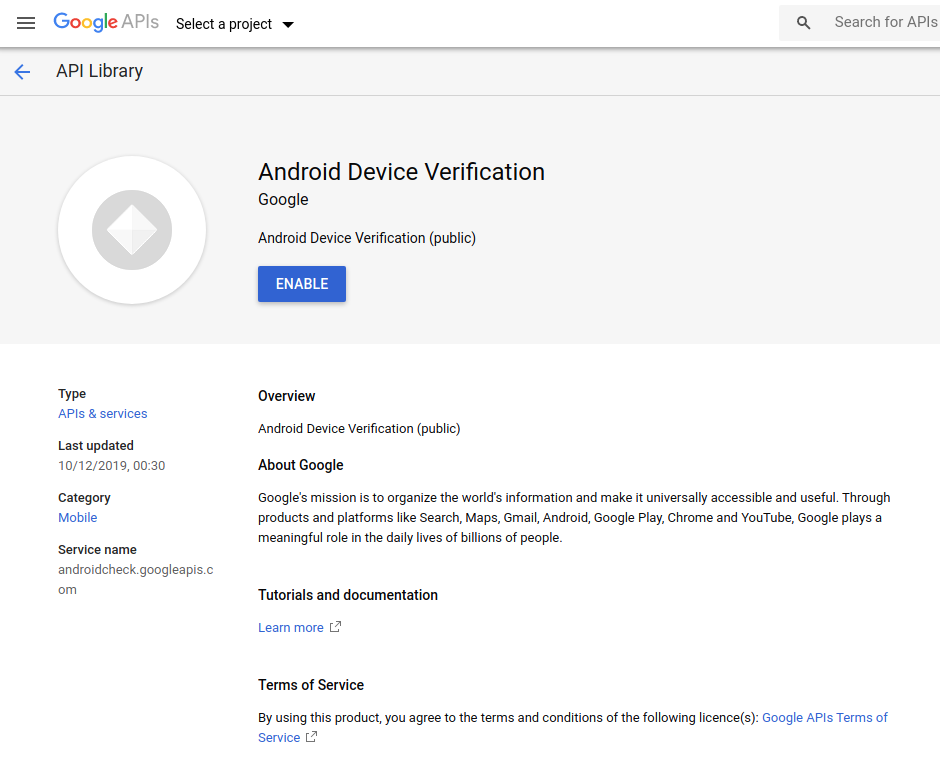 Enable Device Verification