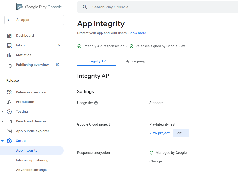 Select App Integrity