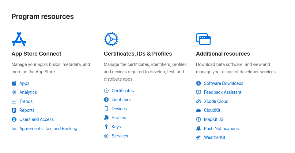 Apple Program Resources