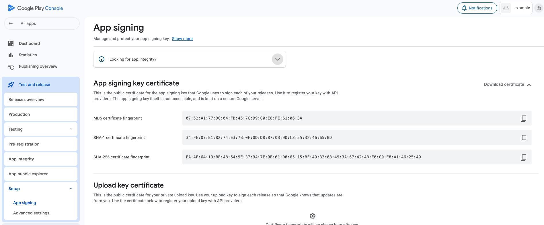 Google Play App Signing