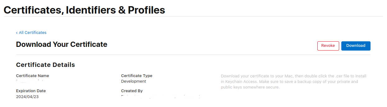 Download Certificate